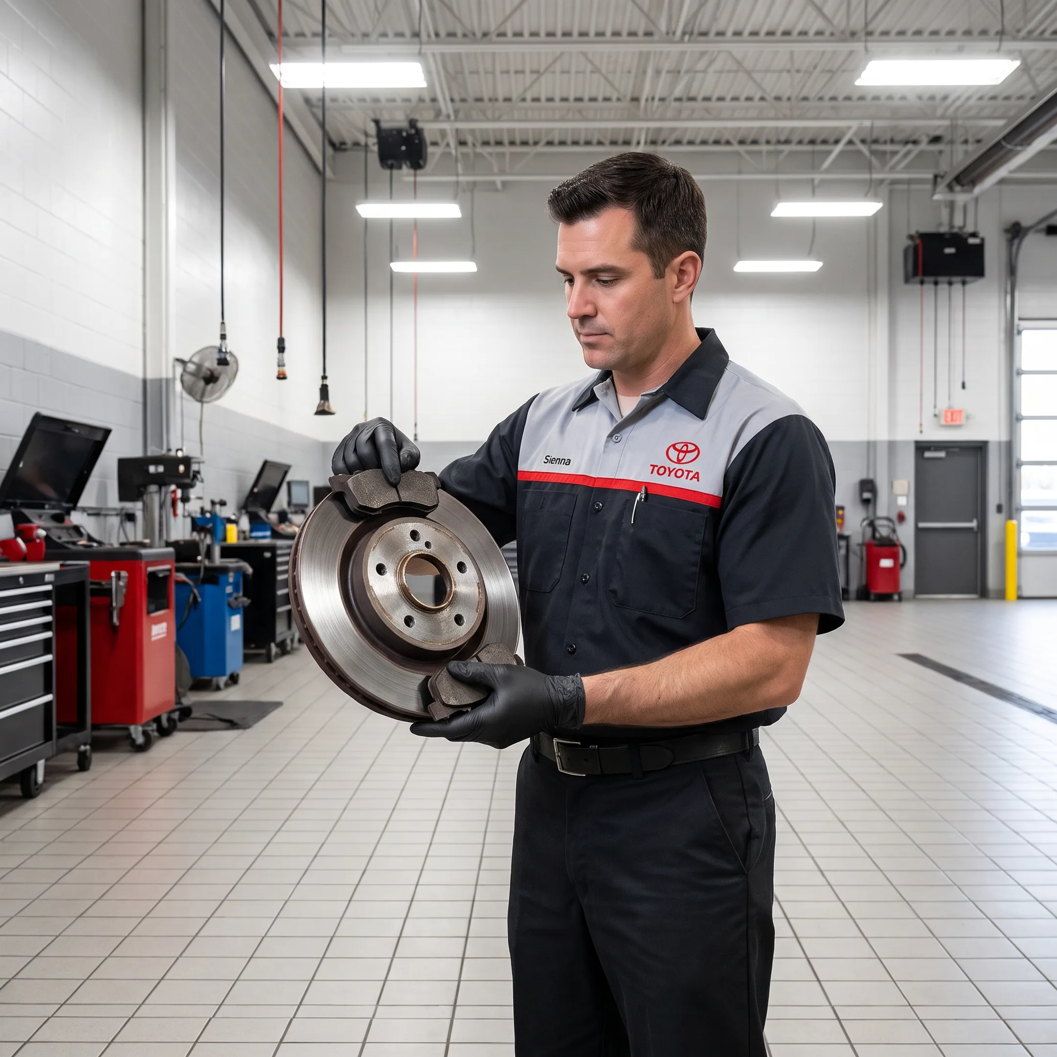 Toyota Sienna Brake Pad and Rotor Replacement Cost Estimate