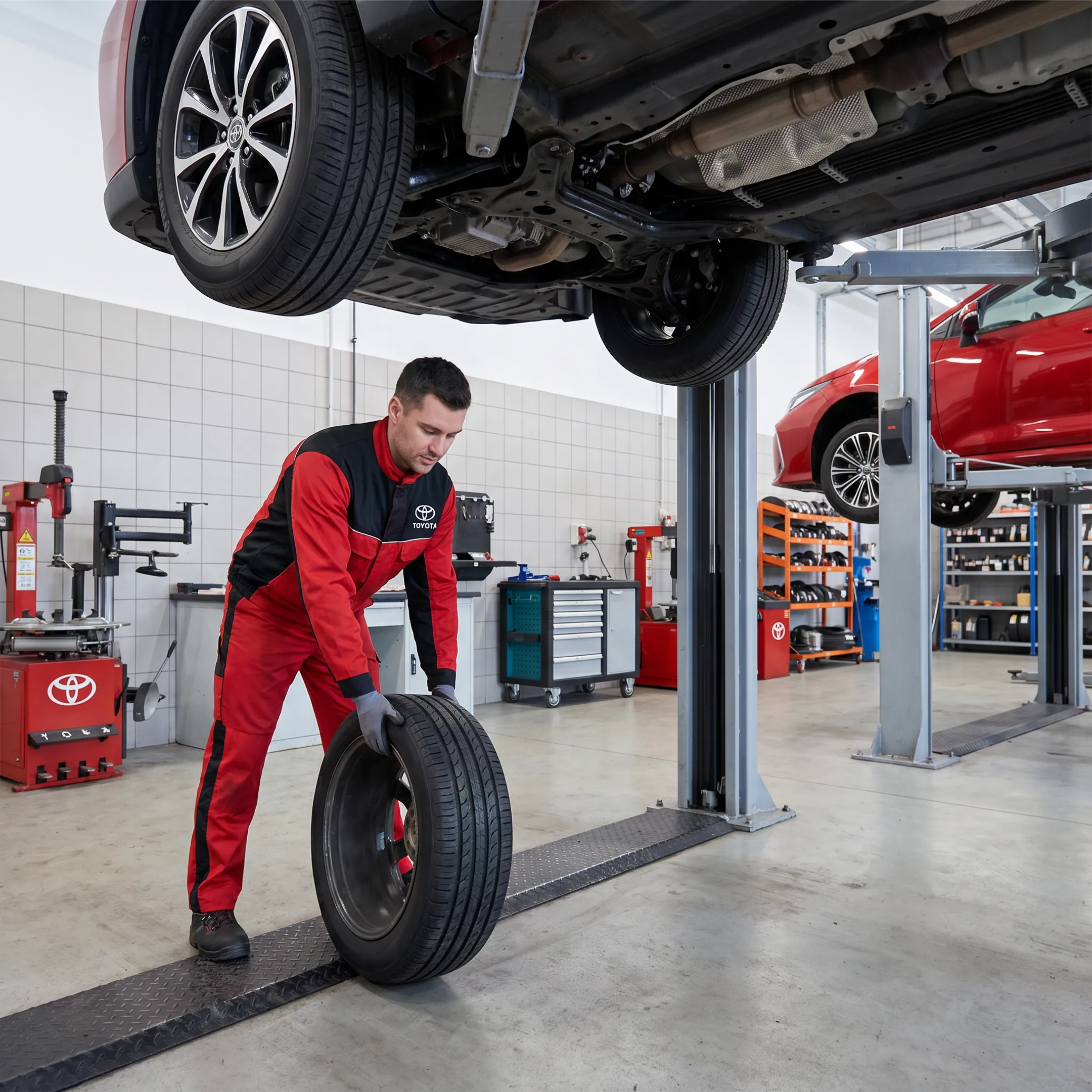 Toyota Tire Change and Replacement