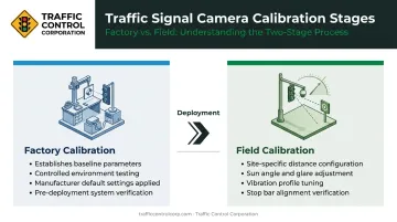 Factory calibration versus field calibration two-stage PTZ camera setup comparison