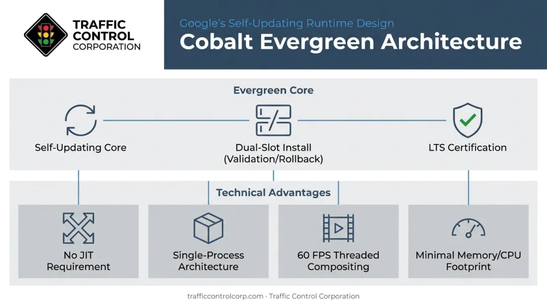 Cobalt Evergreen architecture and core technical advantages overview diagram