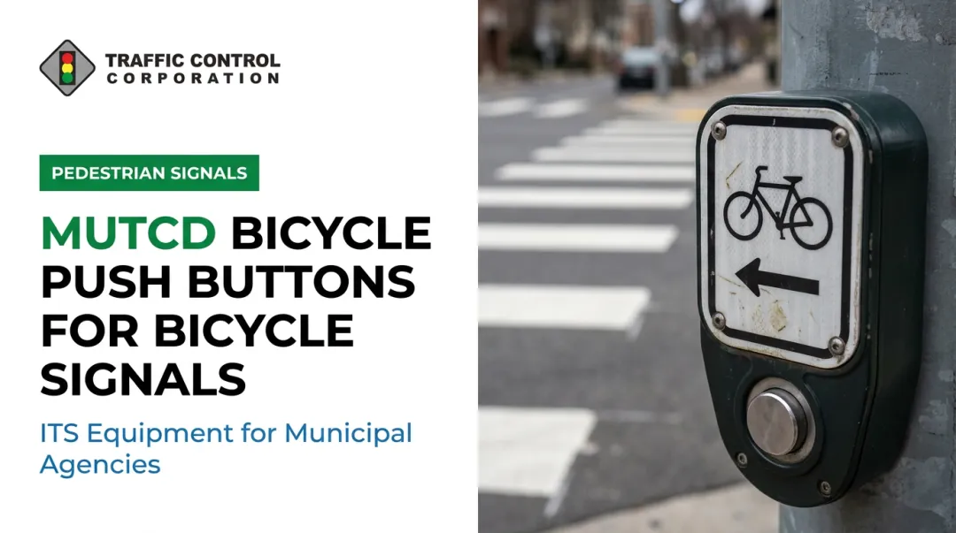 MUTCD Bicycle Push Buttons for Bicycle Signals
