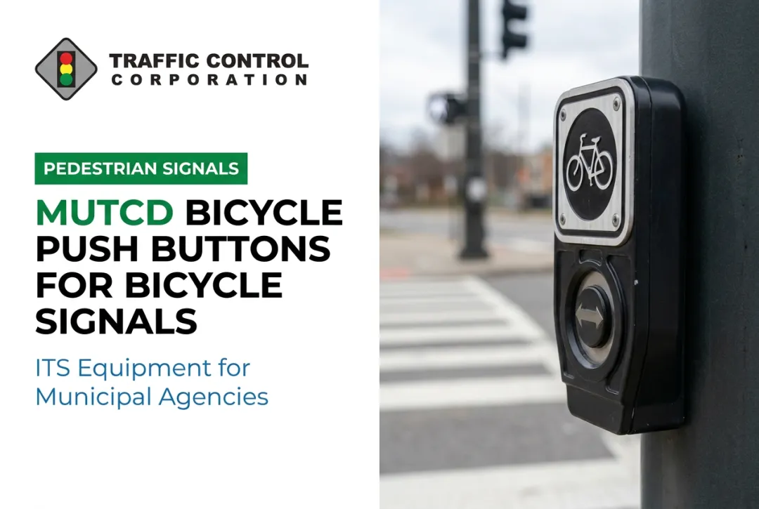 MUTCD Bicycle Push Buttons for Bicycle Signals