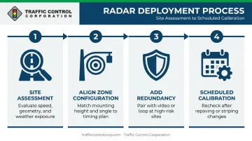 Four-step best practices process for deploying and calibrating radar sensors