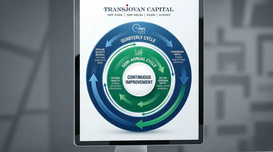 M&amp;A pipeline benchmarking review cadence quarterly and semi-annual schedule