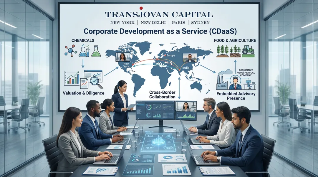 Transjovan Capital cross-border corporate development team supporting agrochemical mandates