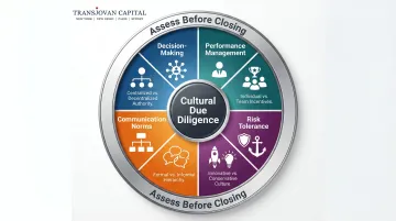 Cultural due diligence four dimensions framework assessment wheel infographic