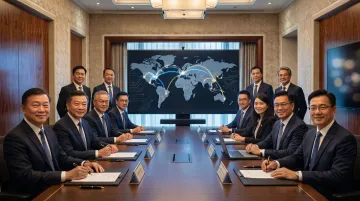 Global technology M&amp;A deal activity showing strategic acquisition trends and cross-border transactions