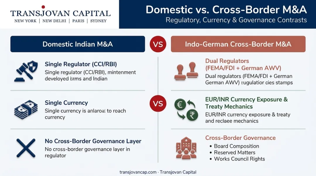 Domestic Indian M&amp;A versus Indo-German cross-border deal structuring differences