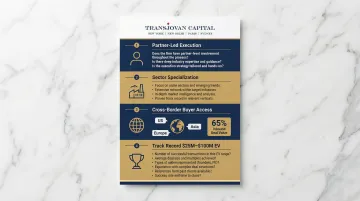 M&amp;A advisor selection criteria checklist with four key evaluation factors