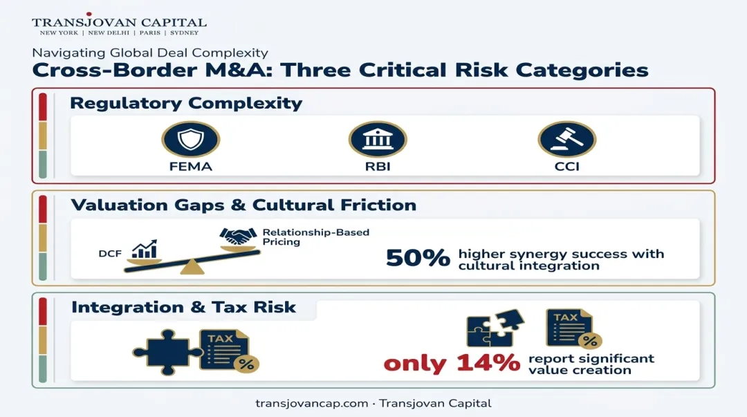 Three key challenges in cross-border M&amp;A regulatory valuation and integration risks