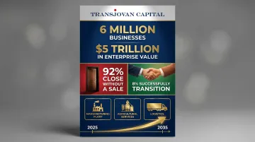 6 million small business ownership transitions creating 5 trillion dollar M&amp;A opportunity by 2035