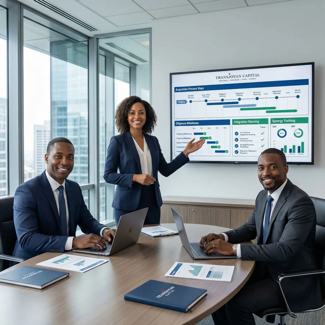 M&A advisory process planning session