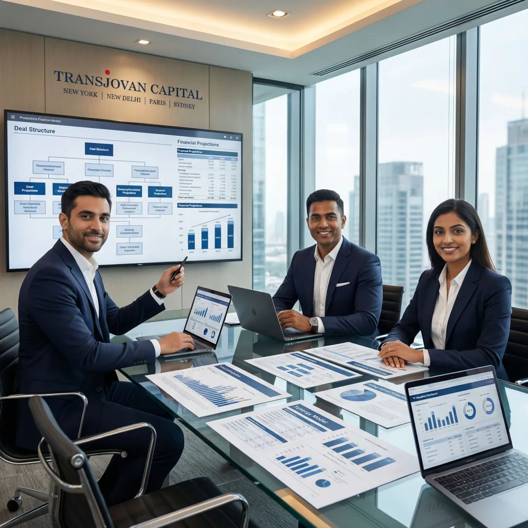 Advisors reviewing merger strategy and integration plans