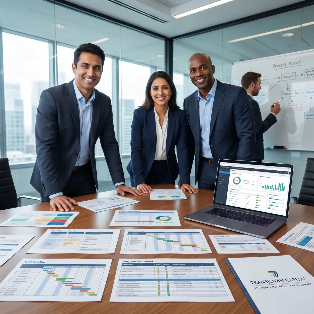 FinTech M&A process planning session