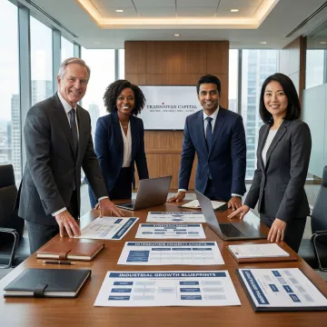 Advisors planning advanced manufacturing growth strategy