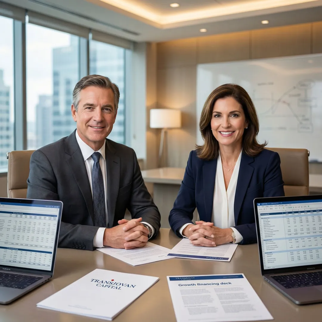Advisors reviewing transaction strategy