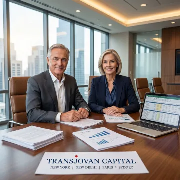 M&A advisory team reviewing financial due diligence documents