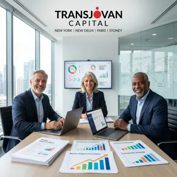 Advisors planning strategic growth for a brand
