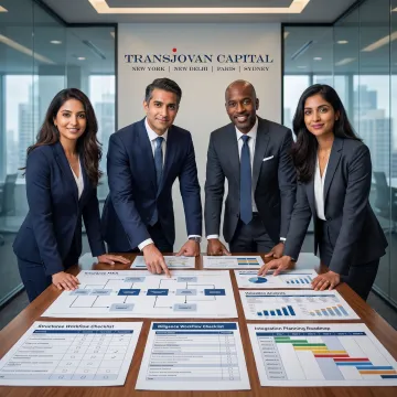 Insurance M&A advisory process planning session