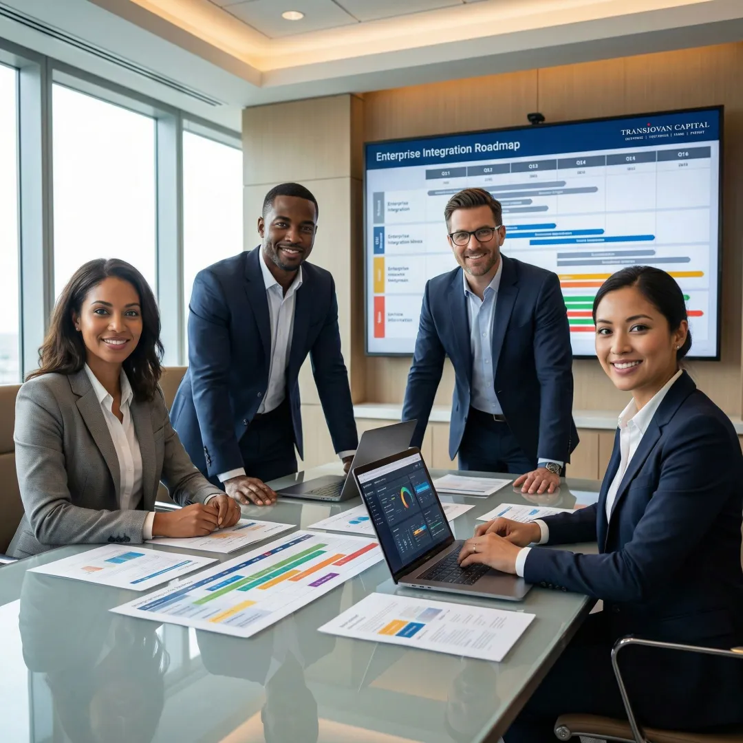 Post-merger integration process planning session