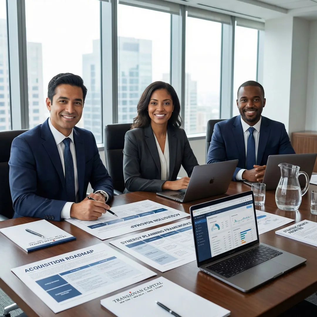 Advisors planning corporate development strategy
