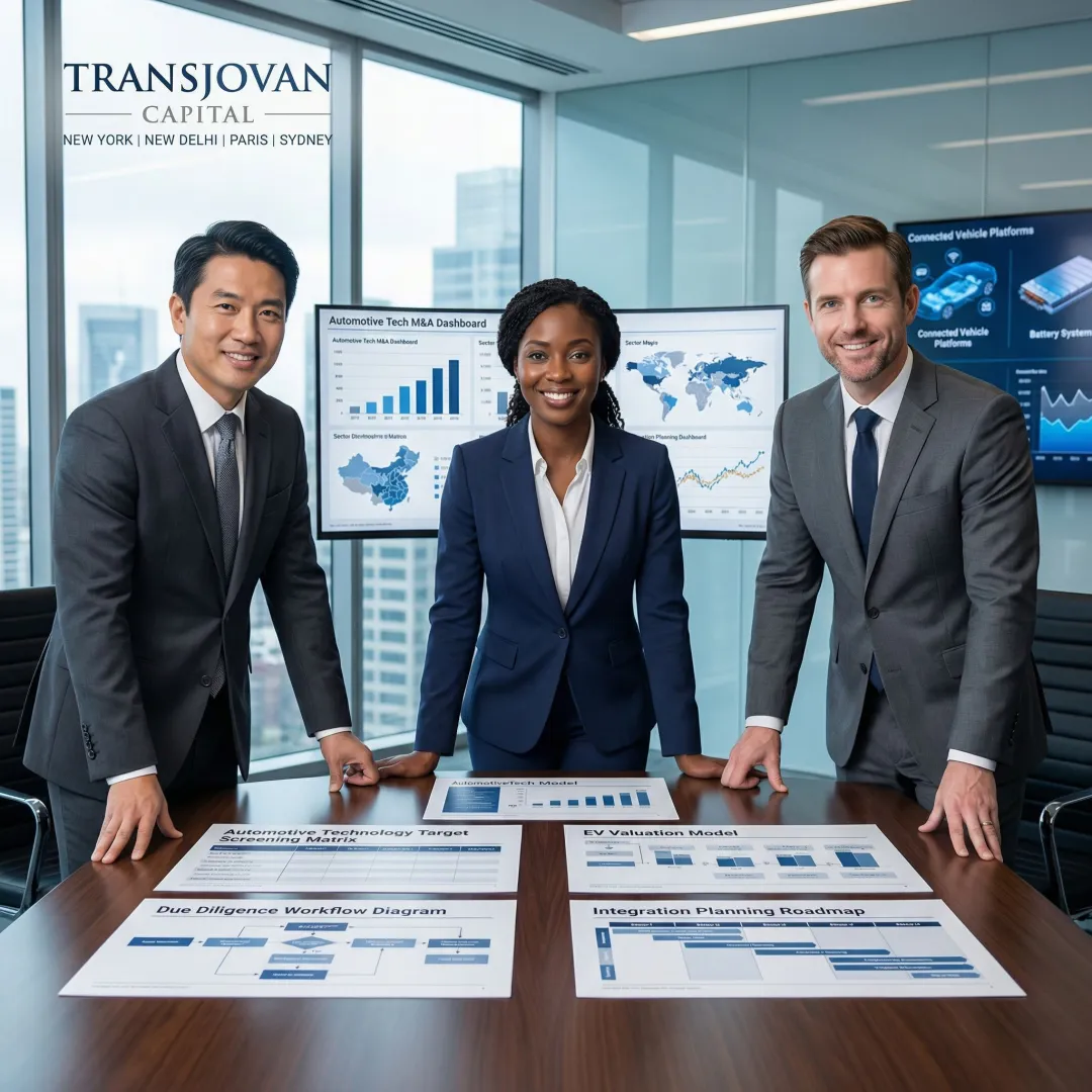 M&A advisory process for automotive technology deals