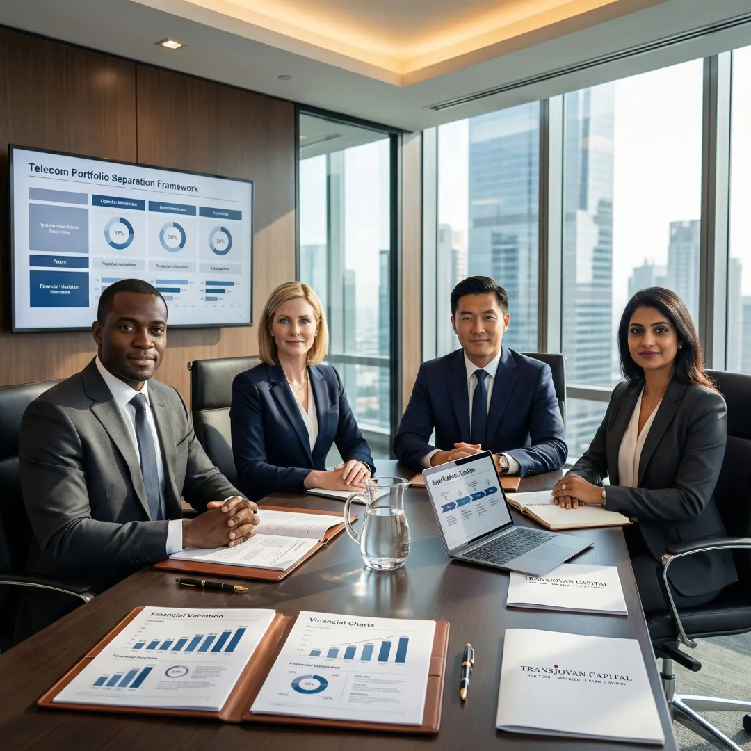 Telecom divestiture planning session