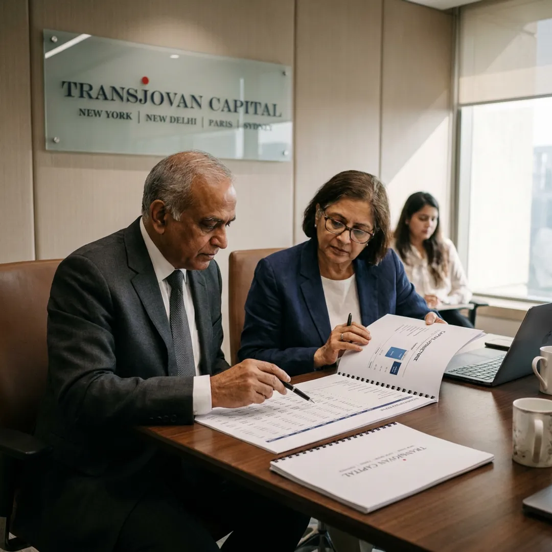 Advisors reviewing growth capital strategy