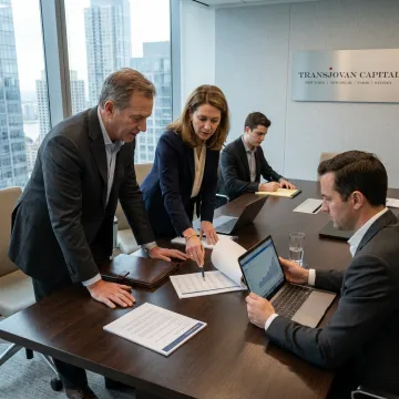 M&A advisors reviewing acquisition strategy and integration plans