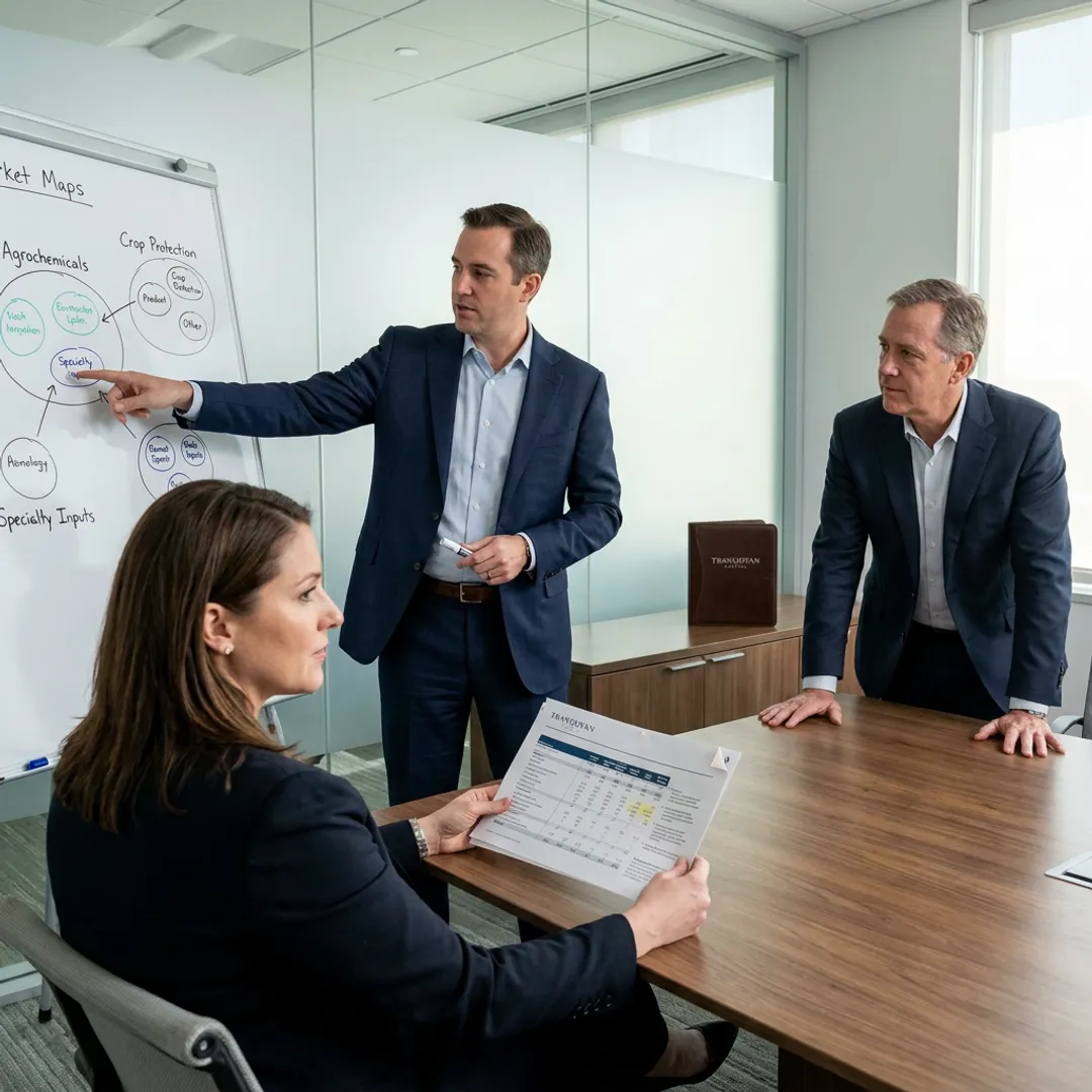 Consultants planning agrochemical corporate strategy