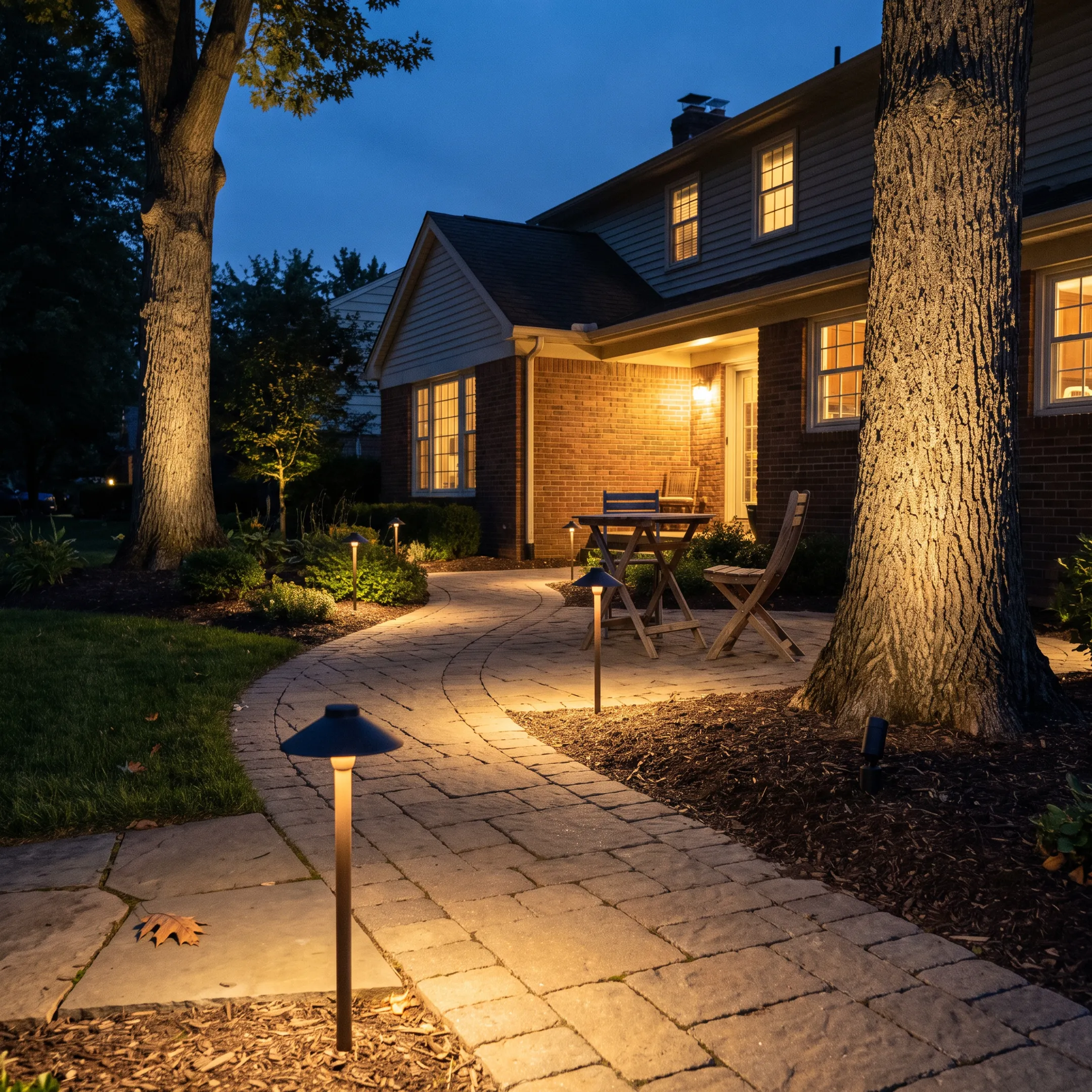 Outdoor Landscape Lighting Services