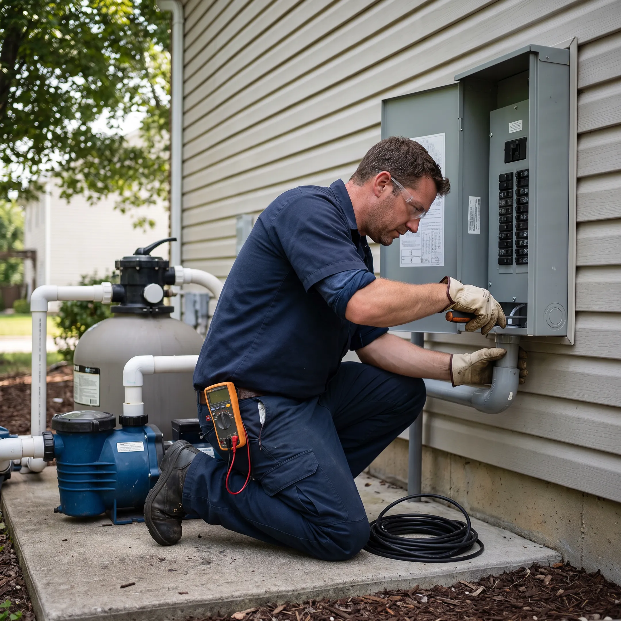 Pool Electrician & Electrical Wiring Services
