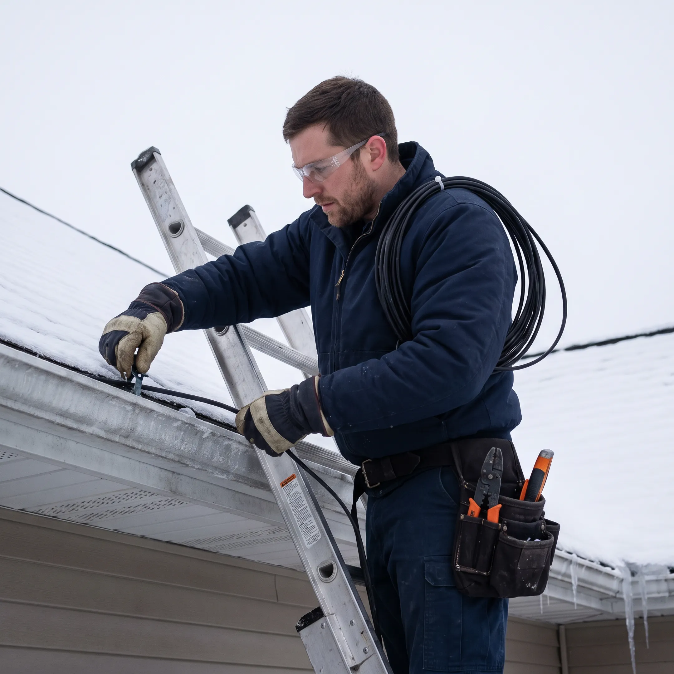 Roof and Gutter Ice Melt Systems