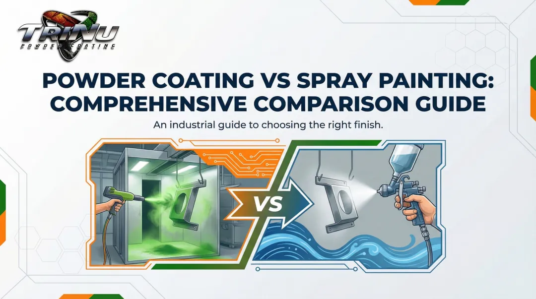 Cover image for Powder Coating vs Spray Painting: Comprehensive Comparison Guide