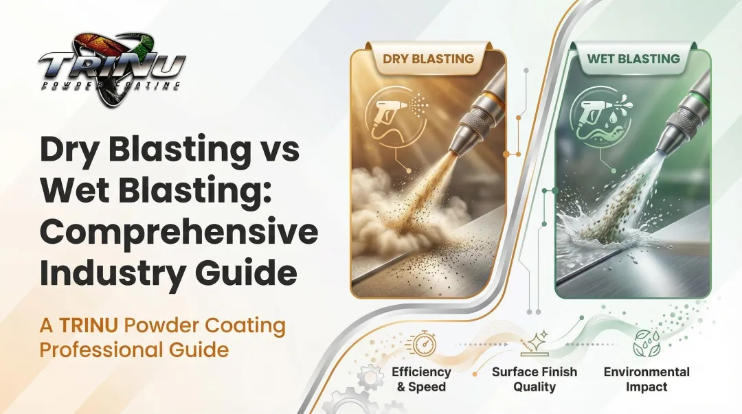 Cover image for Dry Blasting vs Wet Blasting: Comprehensive Industry Guide