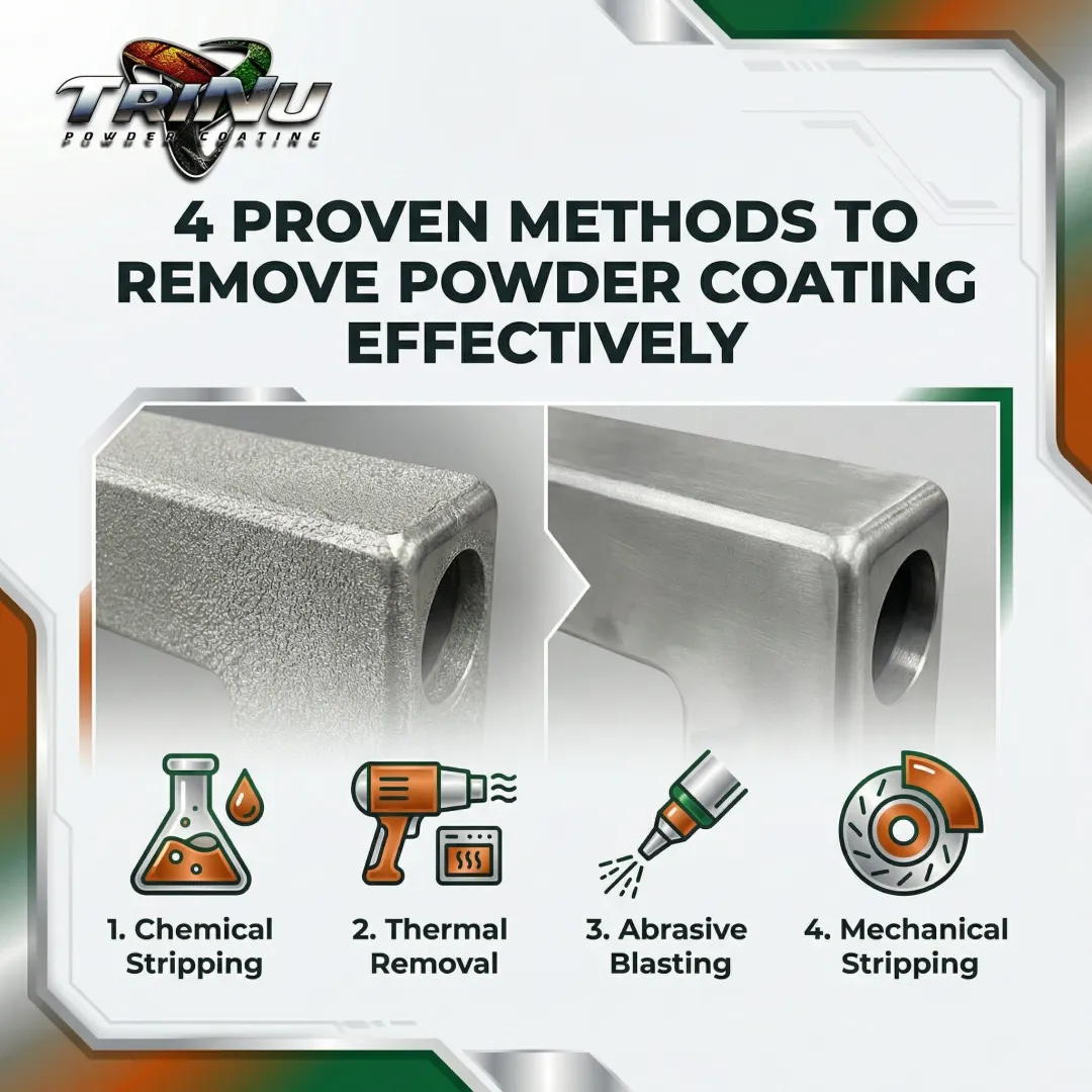 4 Proven Methods to Remove Powder Coating Effectively
