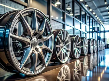 Precision powder coating application on industrial machinery components with quality control inspection