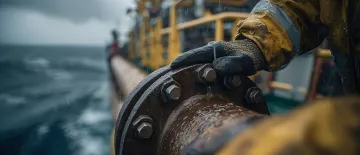 Professional marine powder coating application on boat components in Tampa Bay facility