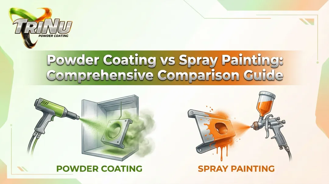 Powder Coating vs Spray Painting: Comprehensive Comparison Guide