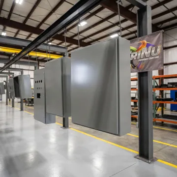 Powder coated NEMA electrical enclosure