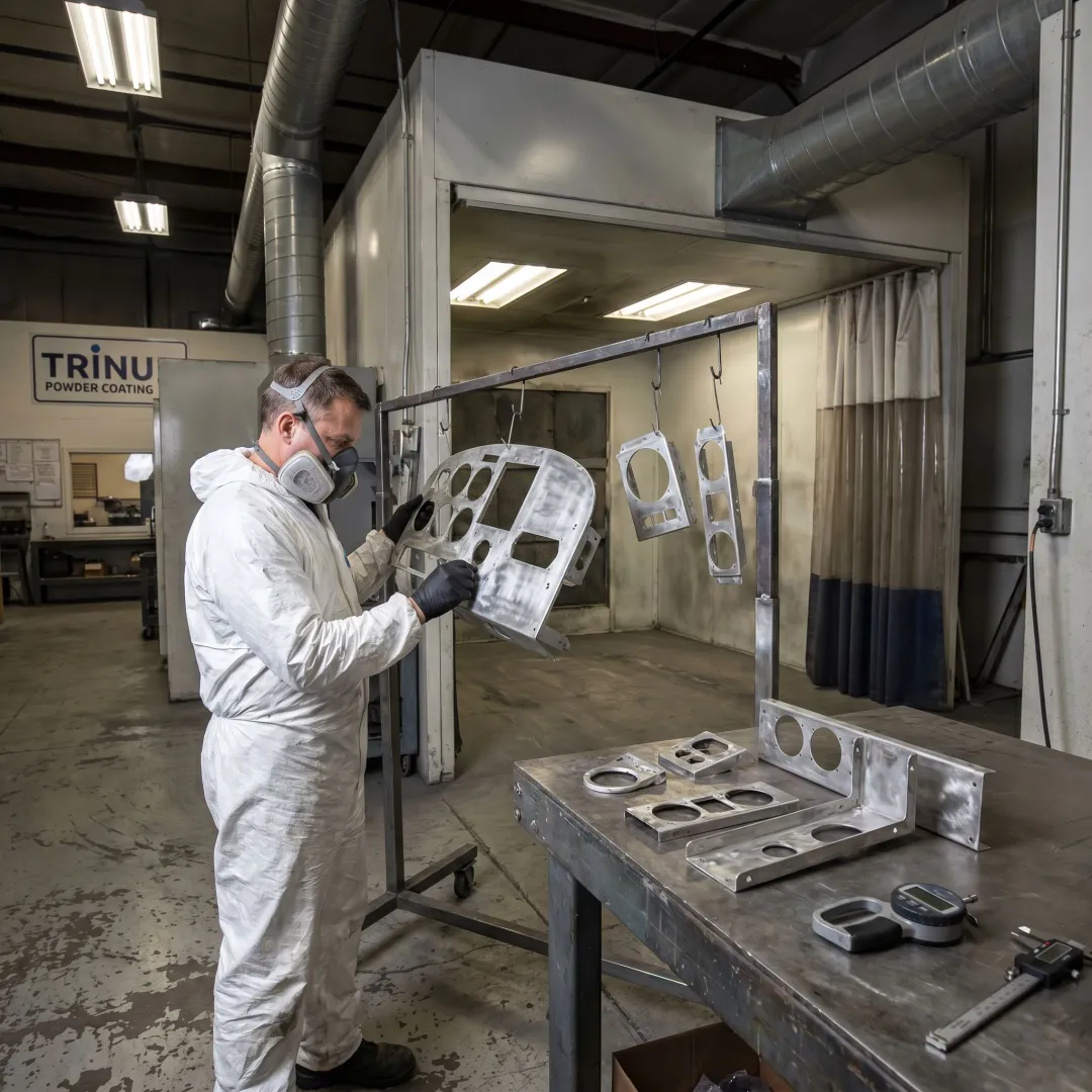 Aircraft Instrument Panel Powder Coating Services