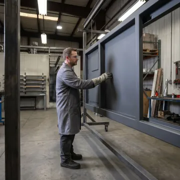 Industrial coating inspection process