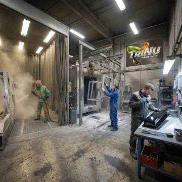 Mil-spec finishing process on industrial metal parts