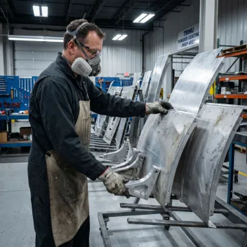 Aerospace metal finishing process