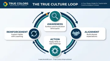 True Culture Loop four-stage cycle for sustaining team building results