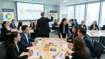 Certified Master Trainers and facilitators leading organizational coaching session