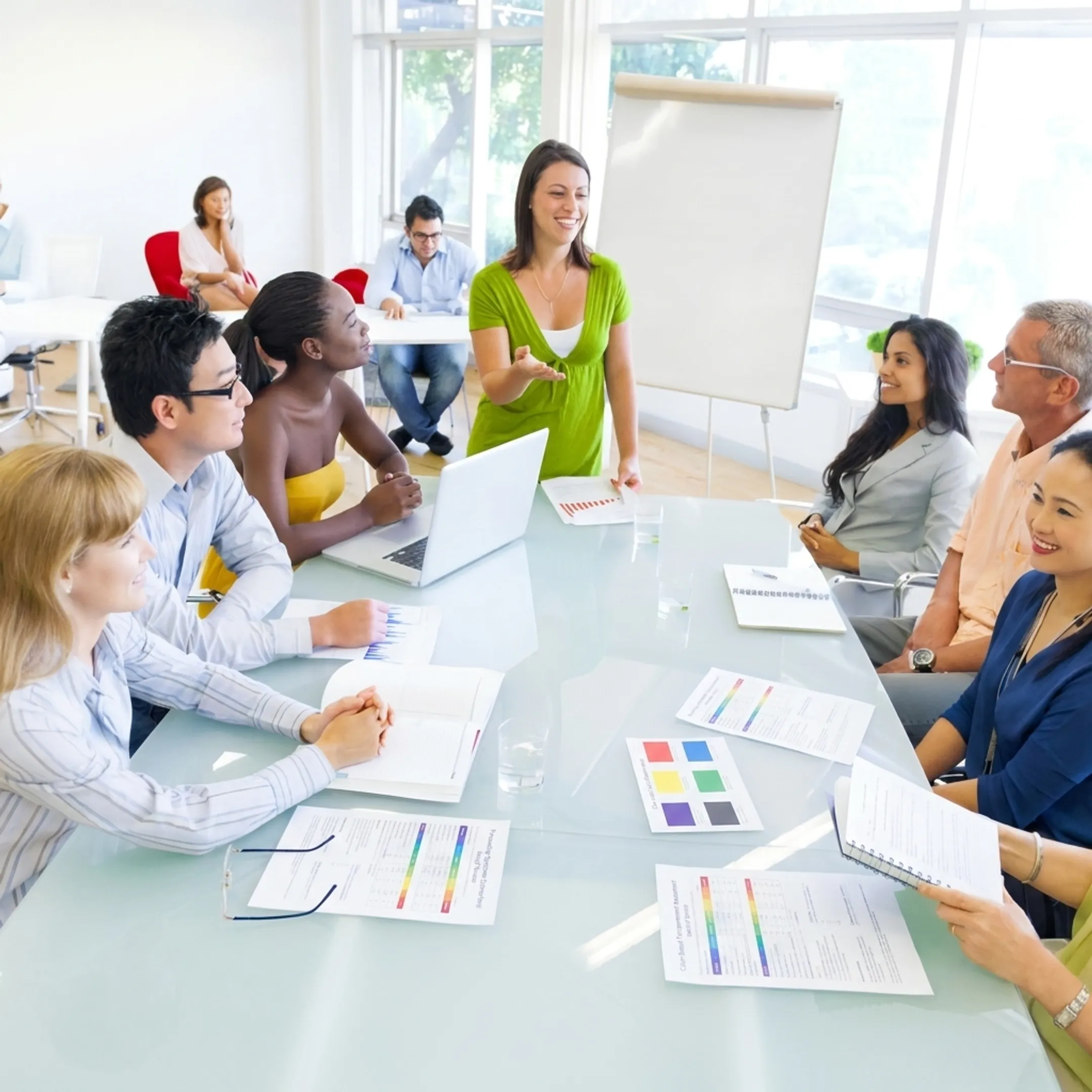 Nonprofit staff collaborating effectively using communication tools