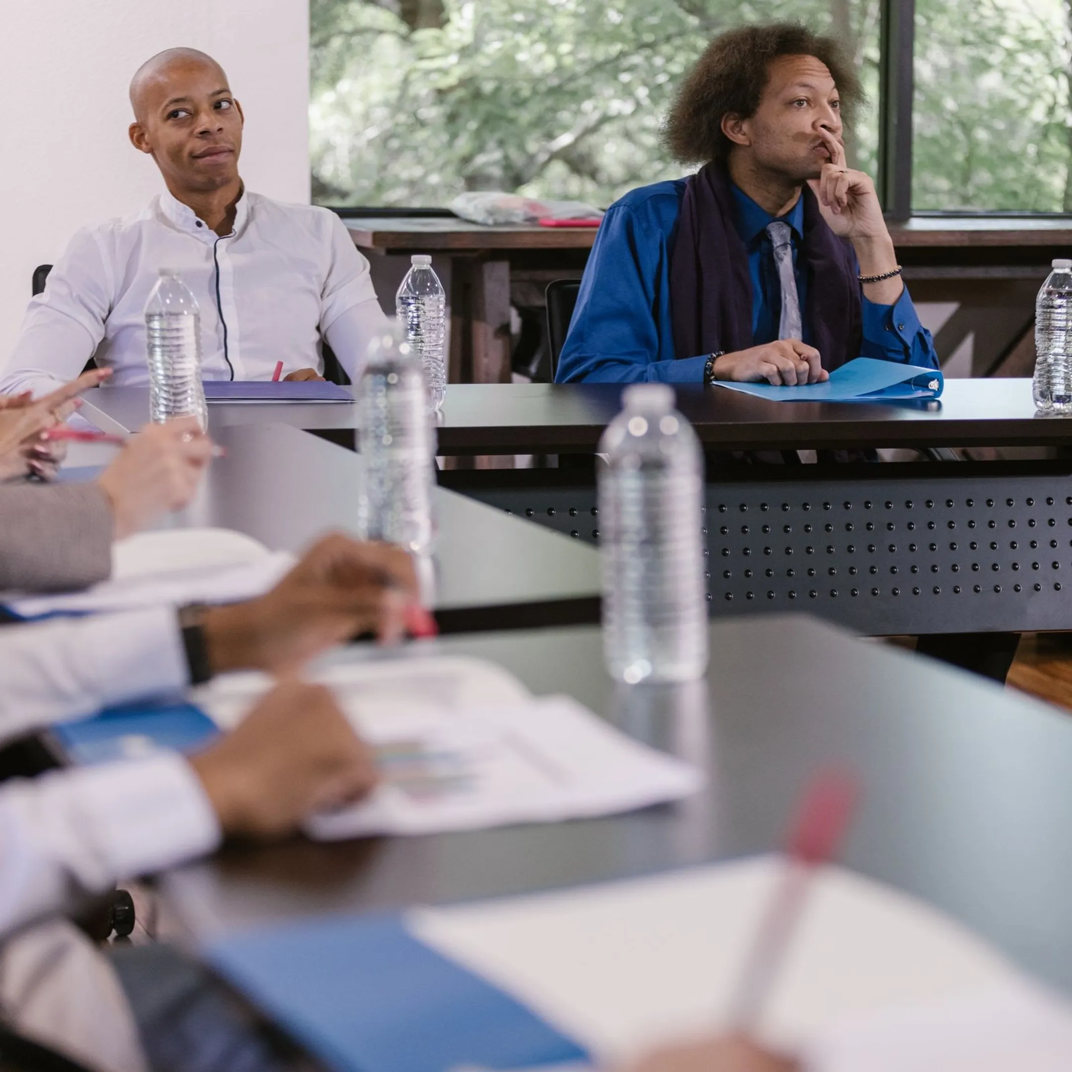 Higher education faculty participating in an emotional intelligence workshop