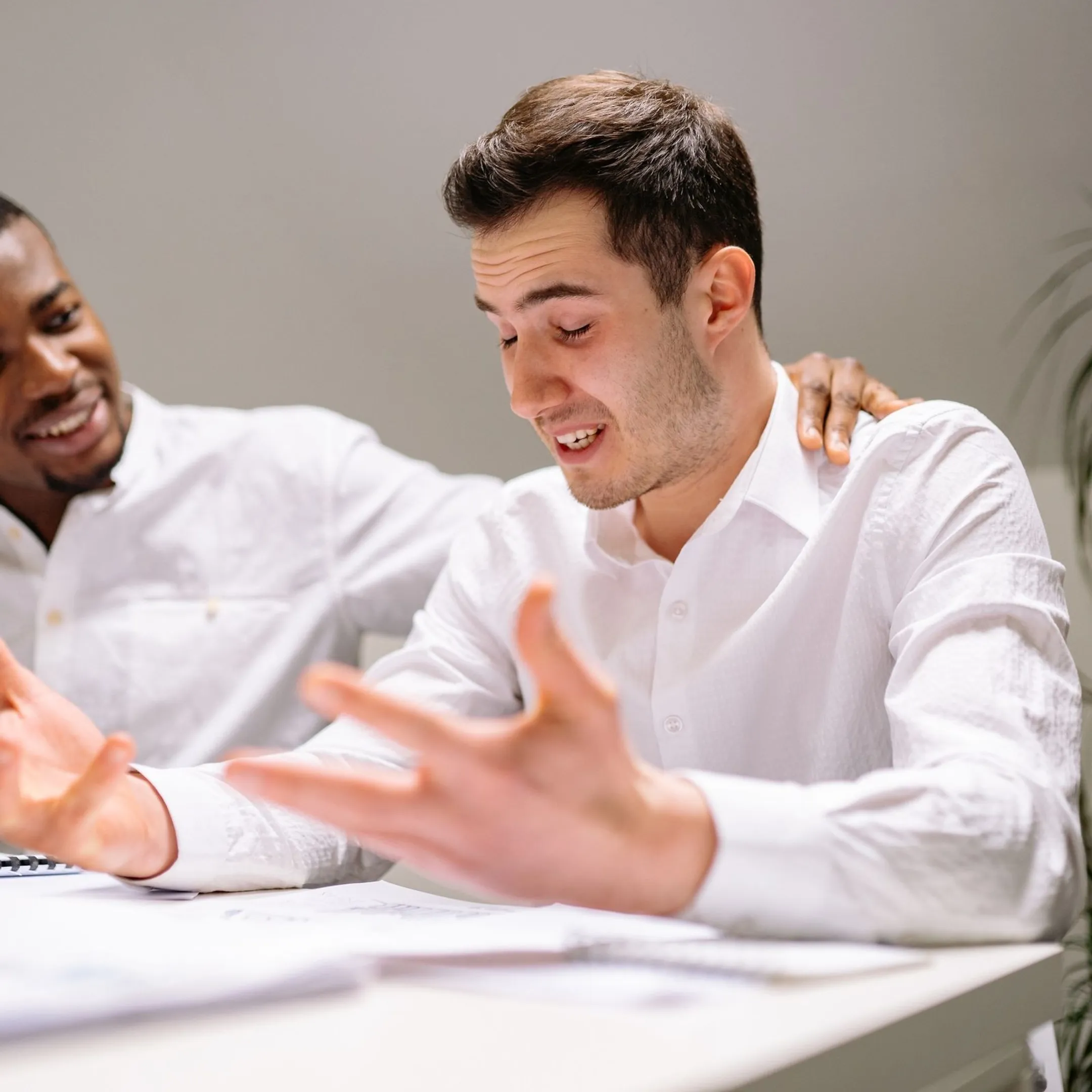 Corporate team participating in an emotional intelligence workshop session