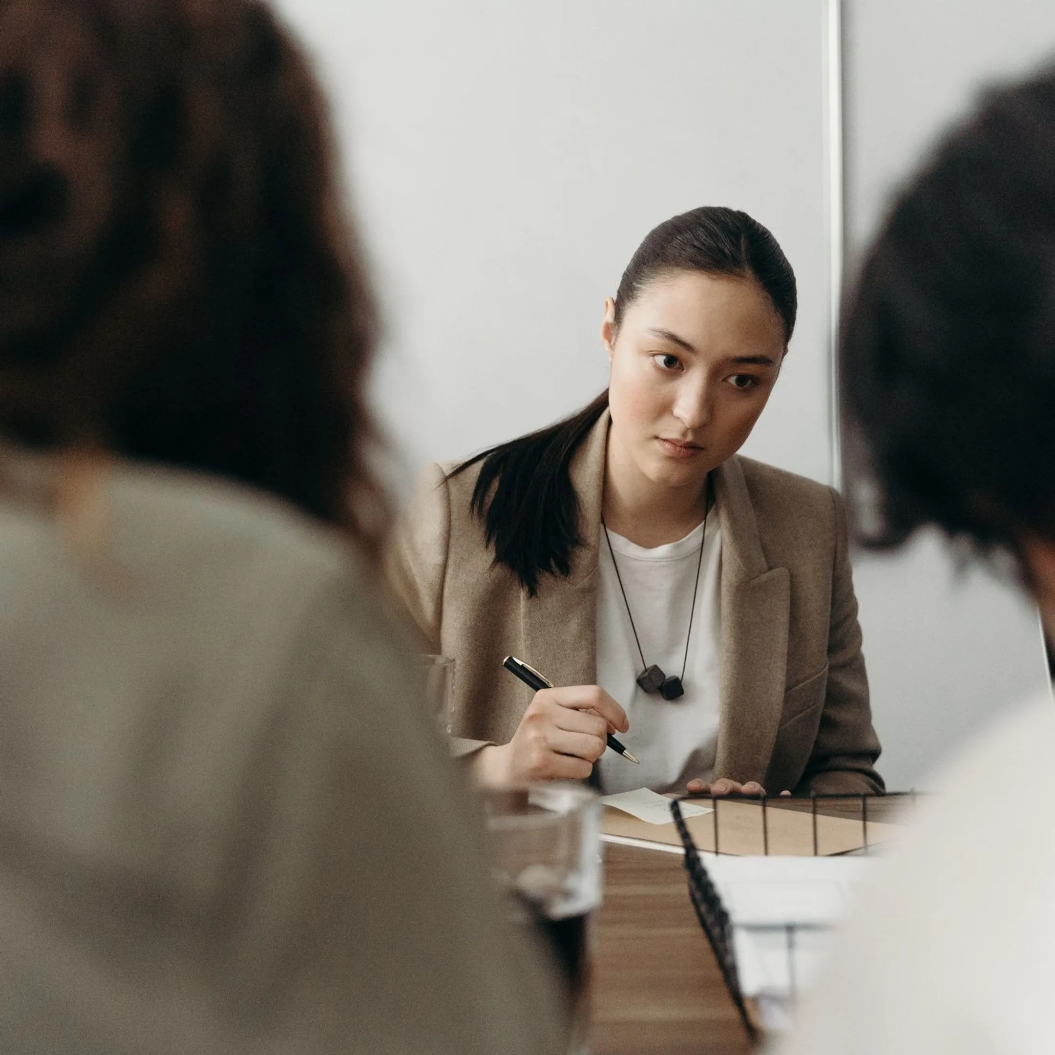 Executive women leaders collaborating during a leadership development strategy session